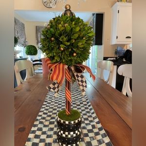 Rare Mackenzie-Childs boxwood topiary